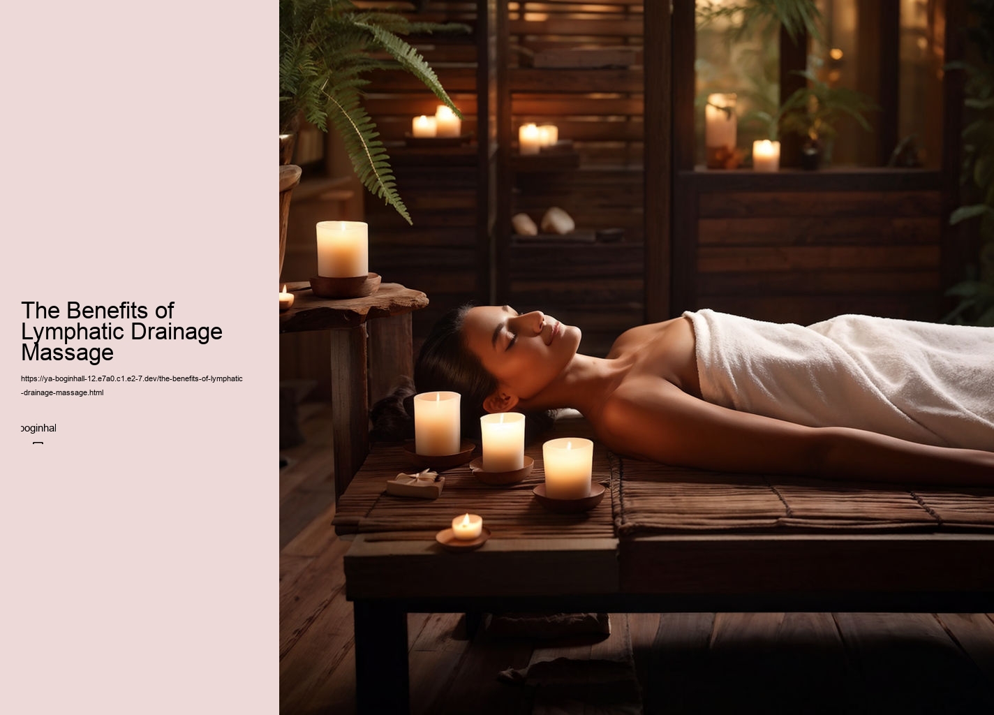 The Benefits of Lymphatic Drainage Massage